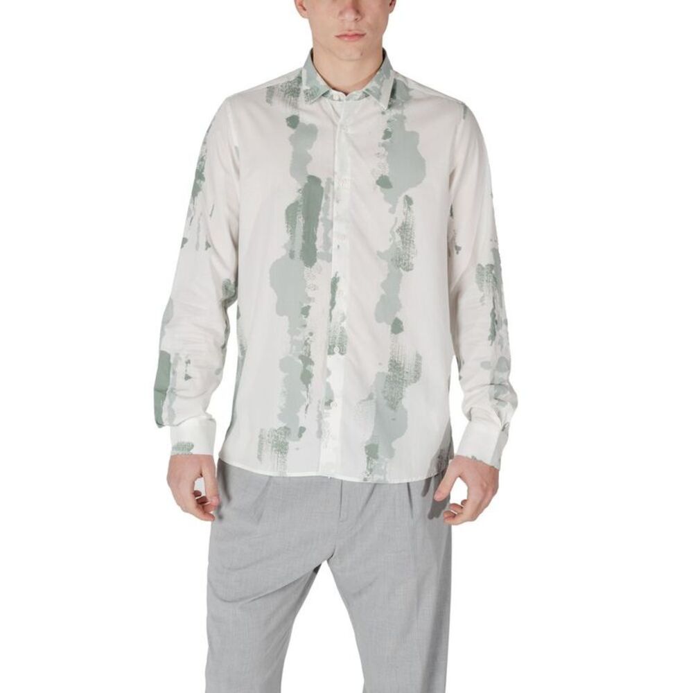Antony Morato Bicolor Viscose Men's Shirt